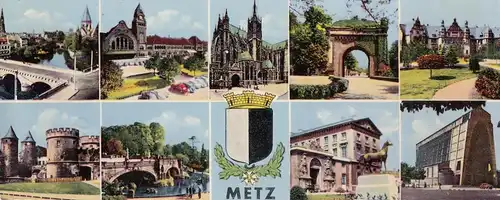 Metz (Moselle), Mehrbildkarte ngl E7160