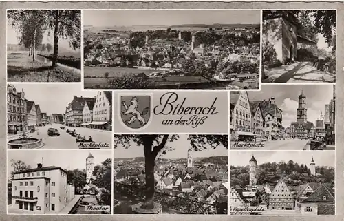 Biberach an der Riß, Mehrbildkarte ngl E9983