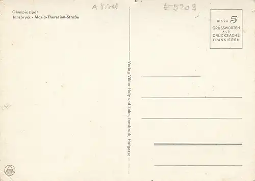 Olympiastadt Innsbruck, Maria-Theresien-Straße ngl E5209