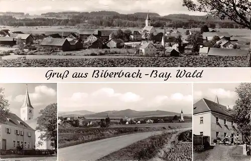 Biberbach - Panorama und Teilansichten gl1967 166.550