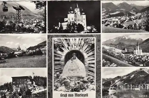 Mariazell, Steiermark, Mehrbildkarte glum 1950? E7222