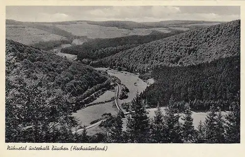 Hühnetal unterhalb Züschen, Hochsauerland, Panorama ngl E6140