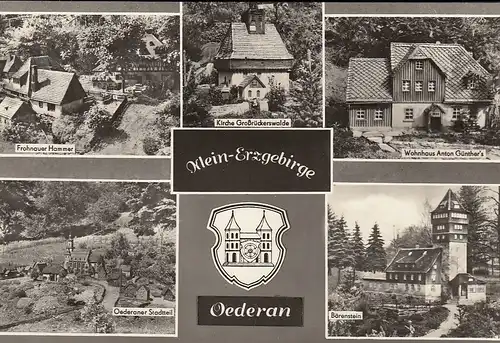 Mein Erzgebirge: Oederan, Mehrbildkarte ngl E5854