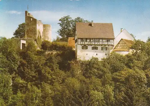 Burg Derneck im großen Lautertal nahe Hayingen ngl E6344