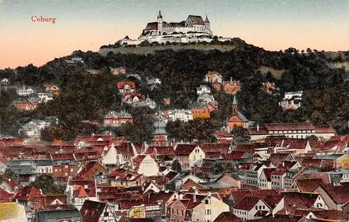 Coburg - Stadtansicht mit Veste ngl 166.787