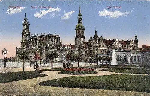 Dresden, Kath.Hofkirche, Kgl.Schloß ngl E4885