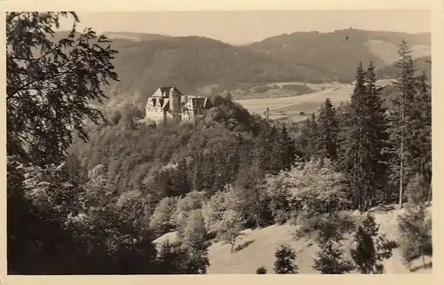 Die Friedensburg bei Leutenberg i.Thüringen gl1956 E7321
