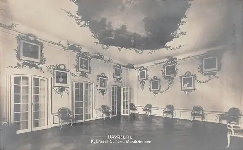 Bayreuth - Kgl. Neues Schloss, Musikzimmer ngl 166.629