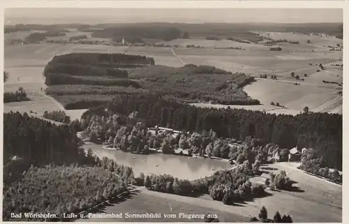 Bad Wörishofen, Familienbad Sonnenbüchl vom Flugzeug aus gl1933 E7475