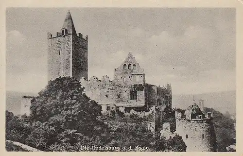 Die Rudelsburg nahe Bad Kösen, Saale ngl E5265