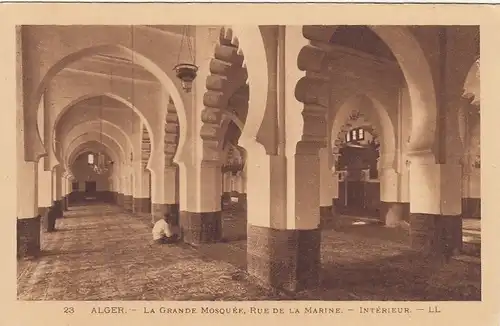 Algerien, Alger, La Grande Mosquee, Interieur ngl E6567