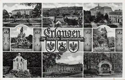 Erlangen - Panorama und Teilansichten ngl 166.433