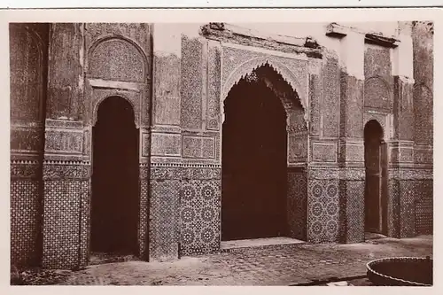 Marokko, Meknès, Intérieur de la Médersa Bou-Anania ngl E6568