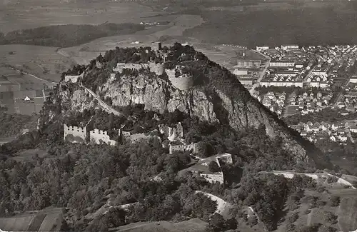 Festungsruine Hohentwiel, Luftbild gl1960 F0338