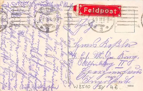 Fürth - Kunstbrunnen feldpgl1918 166.442