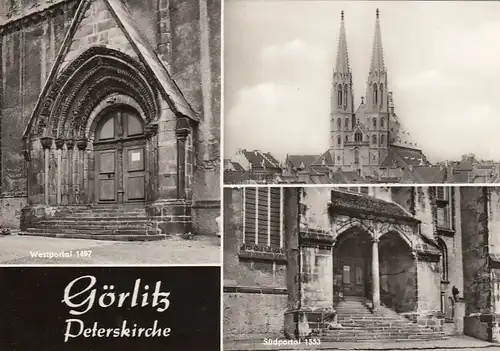 Görlitz, Peterskirche, Mehrbildkarte ngl E5904