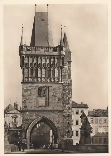 Prag, Karlsbrücke, Altstädter Brückenturm ngl E6467