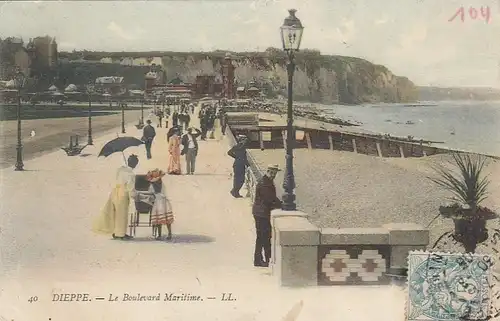 Dieppe, Le Boulevard Maritime gl1905 E9200
