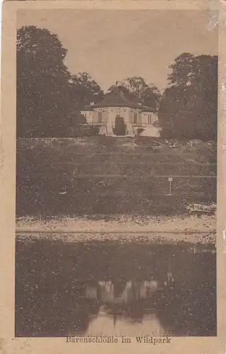 Stuttgart, Bärenschlößle im Wildpark glum 1920? E9216