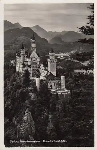 Schloss Neuschwanstein und Hohenchwangau gl1938 E7625