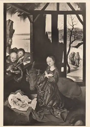 MARTIN SCHONGAUER Anbetung der Hirten ngl E6653