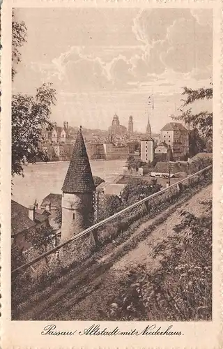 Passau - Altstadt mit Niederhaus gl1915 167.070