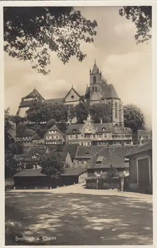 Breisach, Teilansicht mit Kirche gl1937 E6738