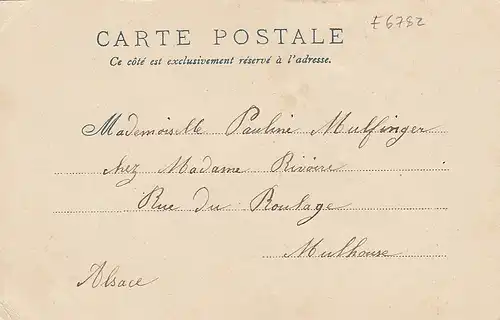 Je Porté Bonheur - Glitzerkarte ngl E6782