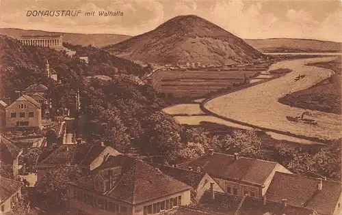 Donaustauf - Blick auf die Walhalla ngl 166.931