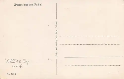 Zwiesel - Panorama mit dem Rachel ngl 167.112