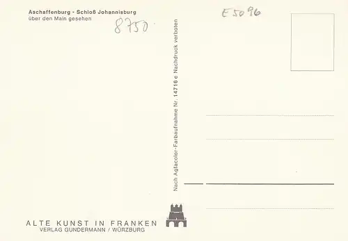 Aschaffenburg, Schloß Johannisburg ngl E5096