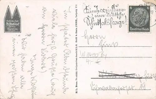 Donaustauf - Walhalla, Fliegeraufnahme gl1937 166.961