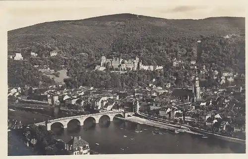 Heidelberg, vom Philosophenweg gesehen gl1929 E6853