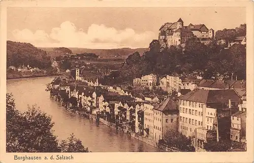 Burghausen a.d. Salzach - Teilansicht ngl 167.196