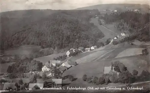 Warmensteinach im Fichtelgebirge - Panorama bahnpgl1930 166.714