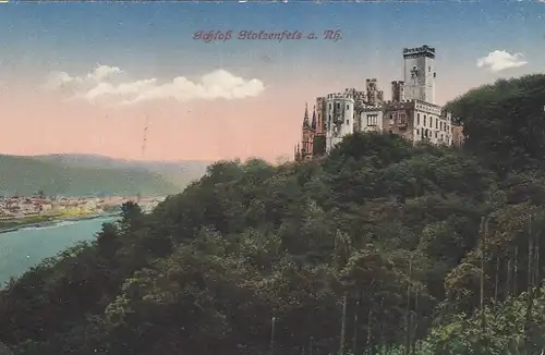 Schloss Stolzenfels am Rhein feldpgl1915 E7979