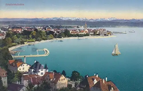 Friedrichshafen am Bodensee, Panorama ngl F0761