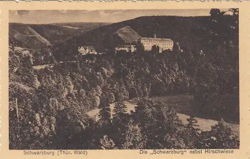 Schwarzburg in Thüringen, nebst Hirschwiese ngl E8008