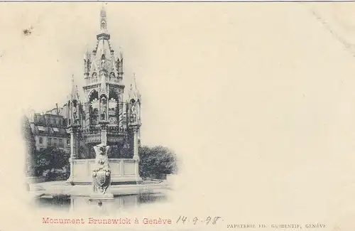 Genève, Monument Brunswick ngl E6379