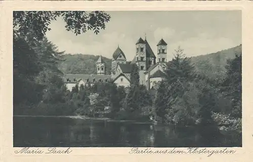 Maria Laach, Partie aus dem Klostergarten ngl E8018