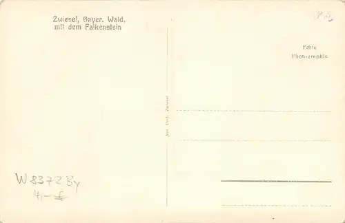 Zwiesel - Panorama mit dem Falkenstein ngl 167.113