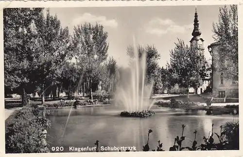 Klagenfurt, Kärnten, Schubertpark gl1956 E9628