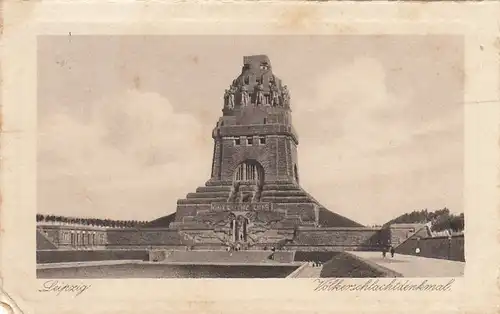 Leipzig, Völkerschlachtdenkmal gl1933 E8051