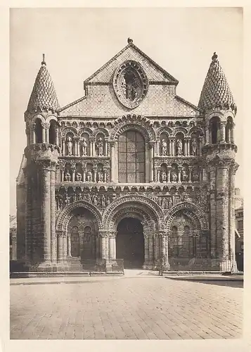 Poitiers (Vienne) Notre-Dame-la-Grande, Westfassade ngl E6642