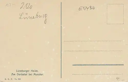 Lüneburger Heide am Oertzetal bei Soltau ngl E5430