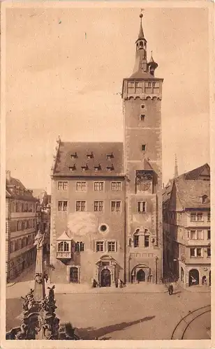 Würzburg - Altes Rathaus mit Ratkeller gl1919 167.412