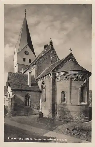 Faurndau, Romanische Kirche gl1935 E9693