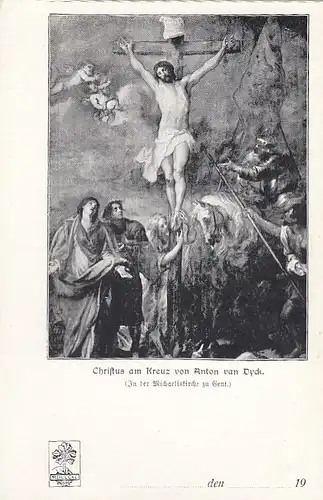 Das Kränzchen ANTON VAN DYCK Christus am Kreuz ngl E7135