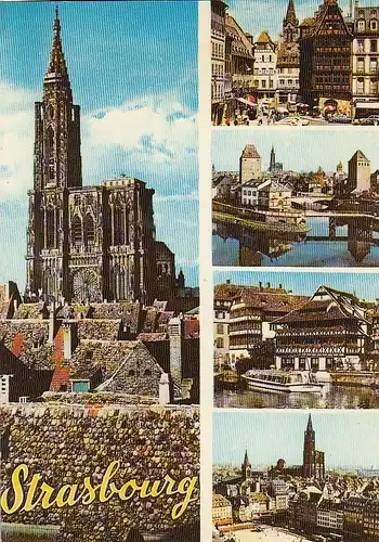 Strasbourg (Bas-Rhin), Mehrbildkarte ngl F0901