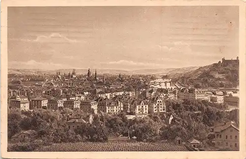 Würzburg - Blick vom Steinberg feldpgl1917 167.447